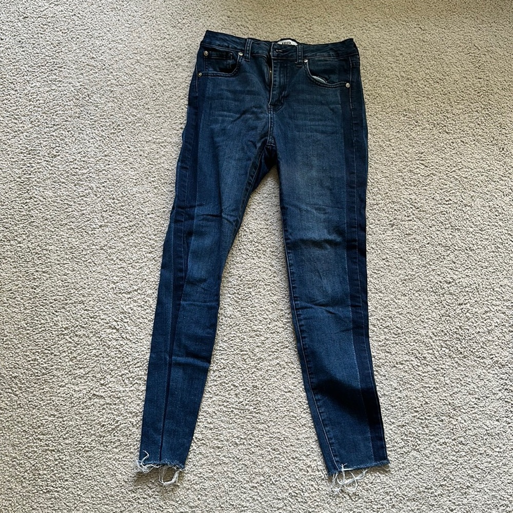 Size 27 jeans just black denim